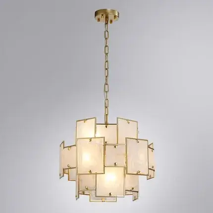 Люстра Arte Lamp A4068LM-7SG THEEMIN — золотой, ракурс 2