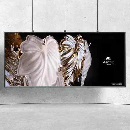 Люстра Arte Lamp A4070LM-9GO LILLY — золотой, ракурс 4