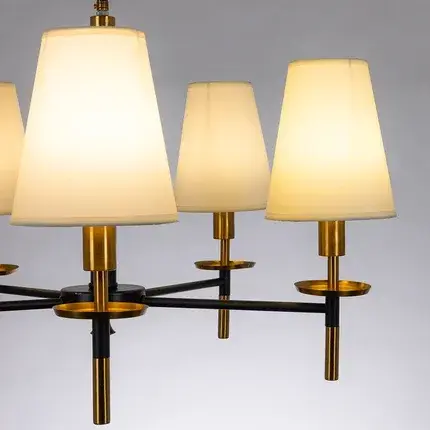 Люстра Arte Lamp A4075LM-5BK RICCARDO — черный, ракурс 3