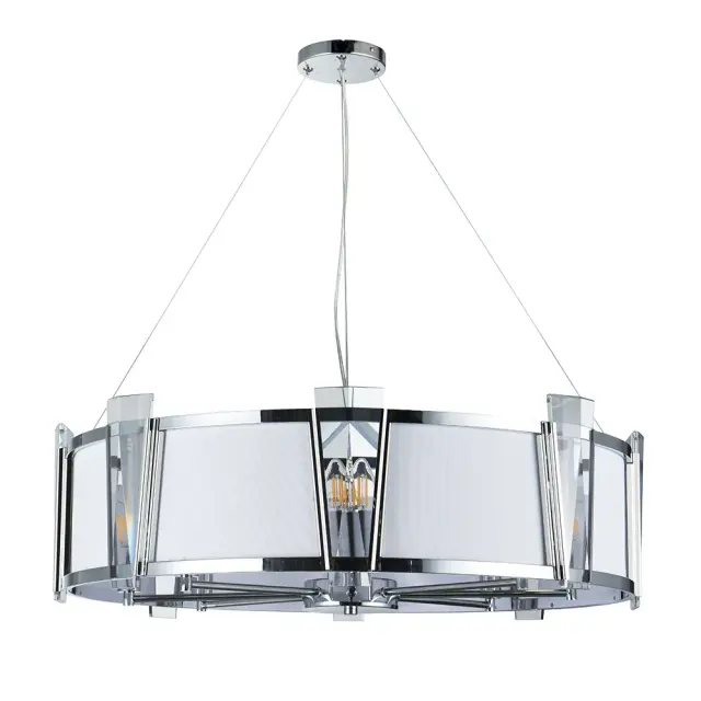 Люстра Arte Lamp A4079LM-8CC GRATO — хром