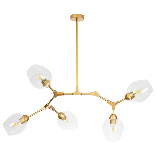 Люстра Arte Lamp A4103SP-5GO YUKA — золотой
