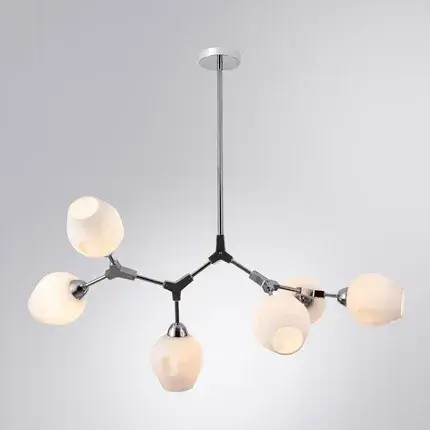 Люстра Arte Lamp A4103SP-6CC YUKA — хром, ракурс 2