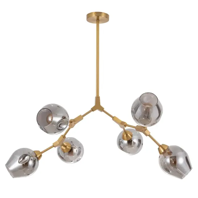 Люстра Arte Lamp A4103SP-6PB YUKA — золотой