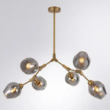 Люстра Arte Lamp A4103SP-6PB YUKA — золотой, ракурс 2