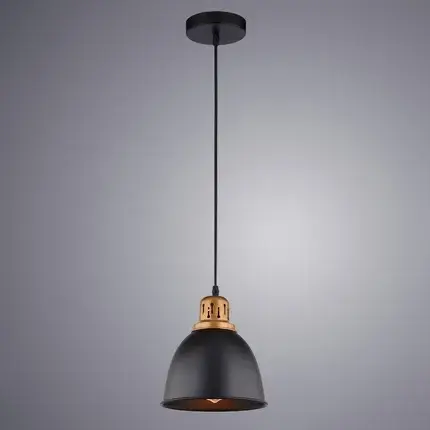 Светильник Arte Lamp A4245SP-1BK EURICA — черный, ракурс 2