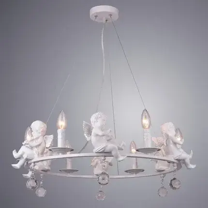 Светильник Arte Lamp A4288LM-6WH AMUR — белый