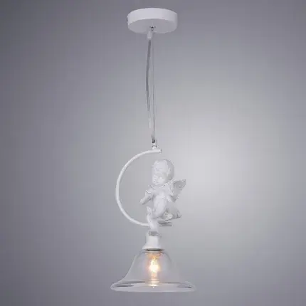 Светильник Arte Lamp A4288SP-1WH AMUR — белый, ракурс 2