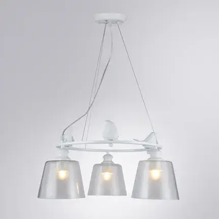 Светильник Arte Lamp A4289LM-3WH PASSERO — белый, ракурс 2