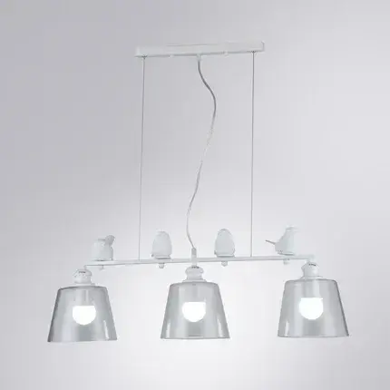 Светильник Arte Lamp A4289SP-3WH PASSERO — белый, ракурс 2
