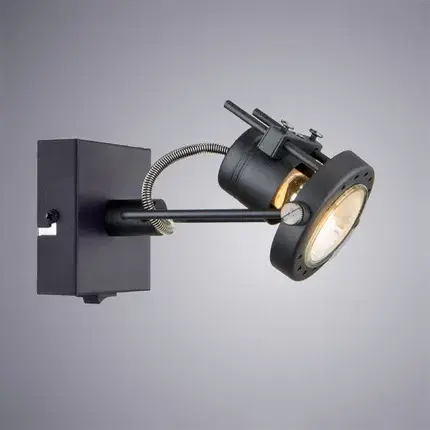 Спот Arte Lamp A4300AP-1BK COSTRUTTORE — черный, ракурс 2