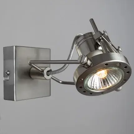 Спот Arte Lamp A4300AP-1SS COSTRUTTORE — серебряный, ракурс 2