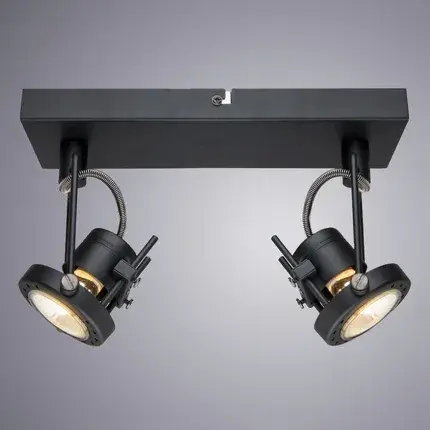 Спот Arte Lamp A4300AP-2BK COSTRUTTORE — черный, ракурс 2