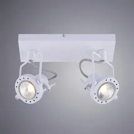 Спот Arte Lamp A4300AP-2WH COSTRUTTORE — белый, ракурс 2