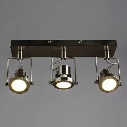 Спот Arte Lamp A4300PL-3SS COSTRUTTORE — серебряный, ракурс 2
