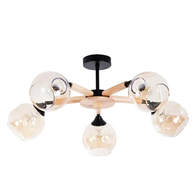 Люстра Arte Lamp A4370PL-5BR BRANSON — черный