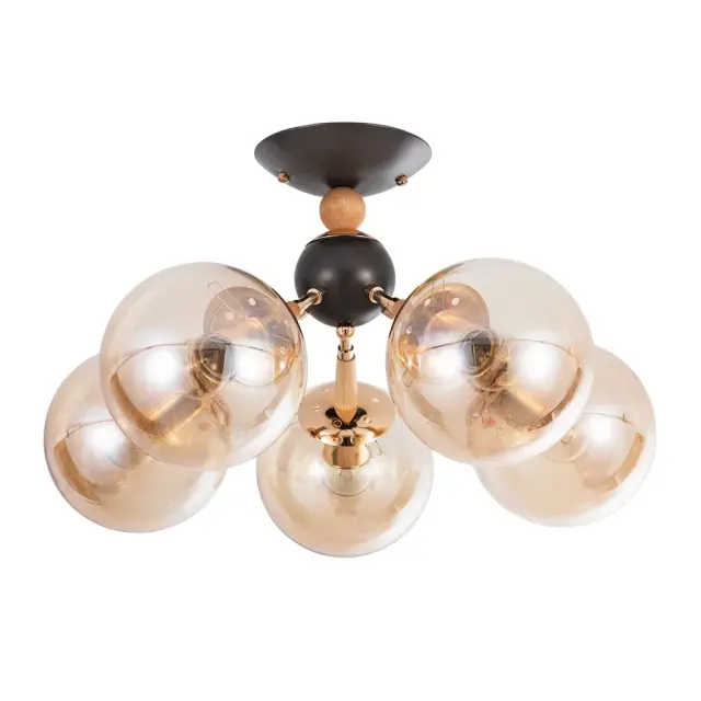 Люстра Arte Lamp A4485PL-5BK BOSTON — черный