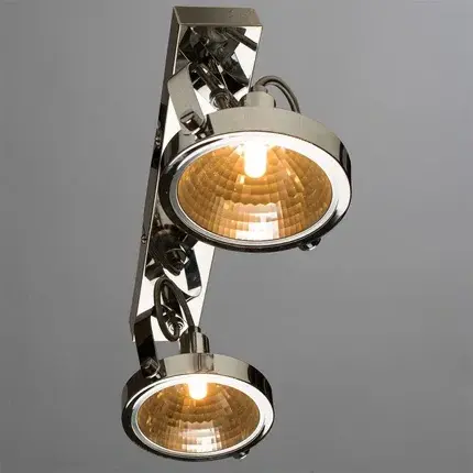 Спот Arte Lamp A4506PL-2CC ALIENO — хром, ракурс 2