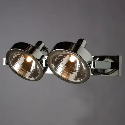 Спот Arte Lamp A4507PL-2CC FACCIA — хром, ракурс 2