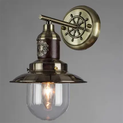 Бра Arte Lamp A4524AP-1AB SAILOR — бронза, ракурс 2