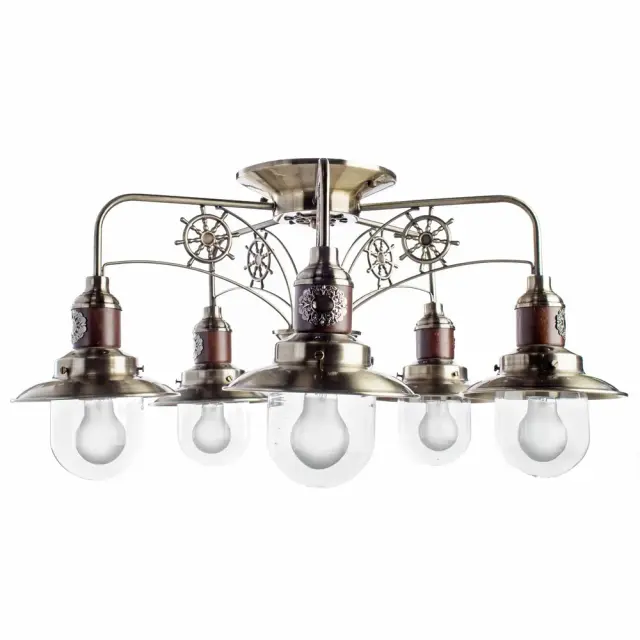 Люстра Arte Lamp A4524PL-5AB SAILOR — бронза