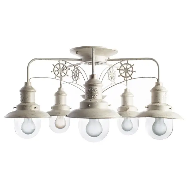 Люстра Arte Lamp A4524PL-5WG SAILOR — белое золото