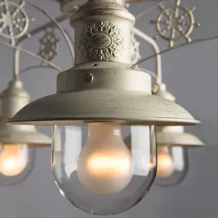 Люстра Arte Lamp A4524PL-5WG SAILOR — белое золото, ракурс 4