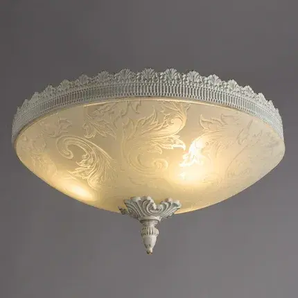 Светильник Arte Lamp A4541PL-3WG CROWN — белое золото, ракурс 2