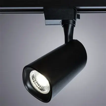 Светильник для однофазного трека Arte Lamp A4563PL-1BK BARUT — черный, ракурс 2