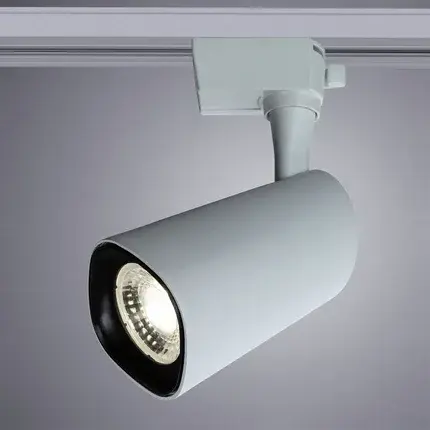 Светильник для однофазного трека Arte Lamp A4563PL-1WH BARUT — белый, ракурс 2