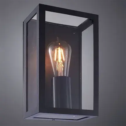 Уличный светильник Arte Lamp A4569AL-1BK BELFAST — черный, ракурс 2