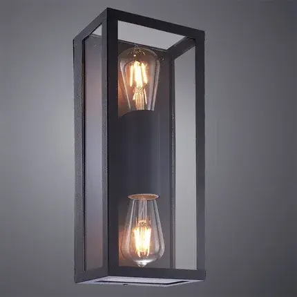 Уличный светильник Arte Lamp A4569AL-2BK BELFAST — черный, ракурс 2