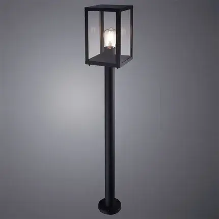 Уличный светильник Arte Lamp A4569PA-1BK BELFAST — черный, ракурс 2