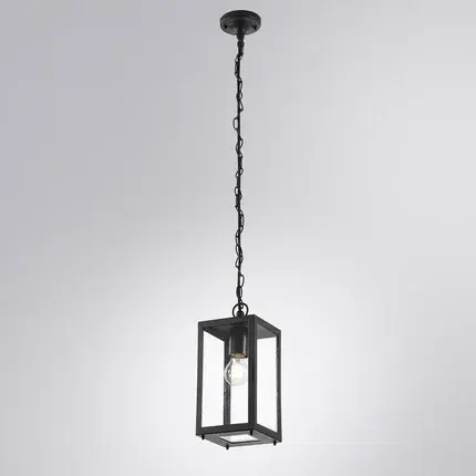Уличный светильник Arte Lamp A4569SO-1BK BELFAST — черный, ракурс 2