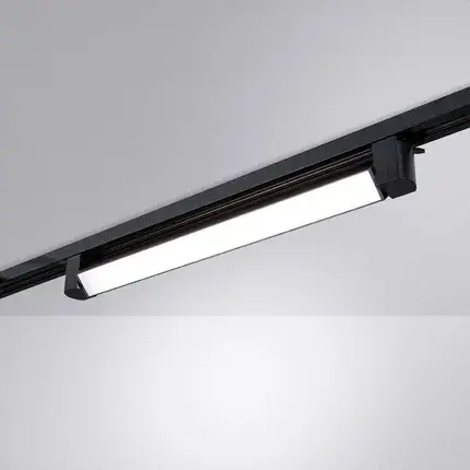 Светильник для однофазного трека Arte Lamp A4574PL-1BK LINEETTA — черный, ракурс 2