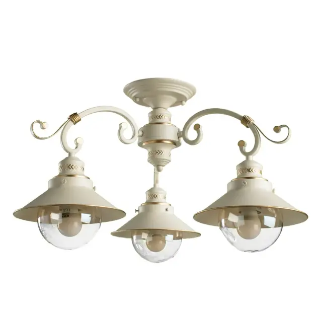 Люстра Arte Lamp A4577PL-3WG GRAZIOSO — белое золото