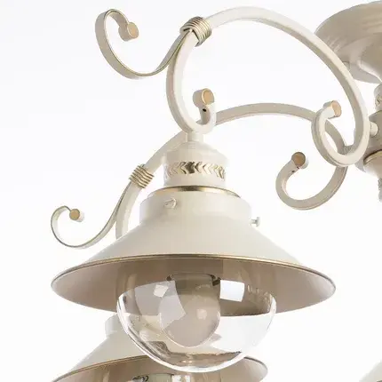 Люстра Arte Lamp A4577PL-5WG GRAZIOSO — белое золото, ракурс 3