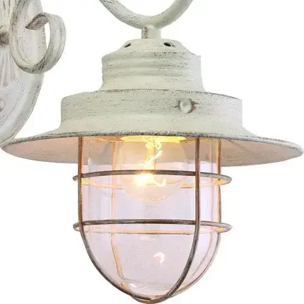 Бра Arte Lamp A4579AP-1WG LANTERNA — белое золото, ракурс 4