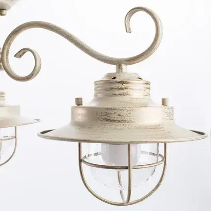 Люстра Arte Lamp A4579PL-3WG LANTERNA — белое золото, ракурс 4