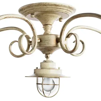 Люстра Arte Lamp A4579PL-5WG LANTERNA — белое золото, ракурс 4