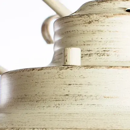 Люстра Arte Lamp A4579PL-8WG LANTERNA — белое золото, ракурс 3