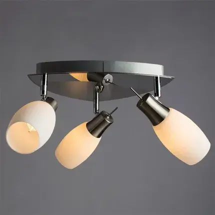 Спот Arte Lamp A4590PL-3SS VOLARE — серебряный, ракурс 2