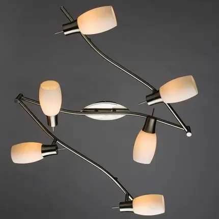 Спот Arte Lamp A4590PL-6SS VOLARE — серебряный, ракурс 2