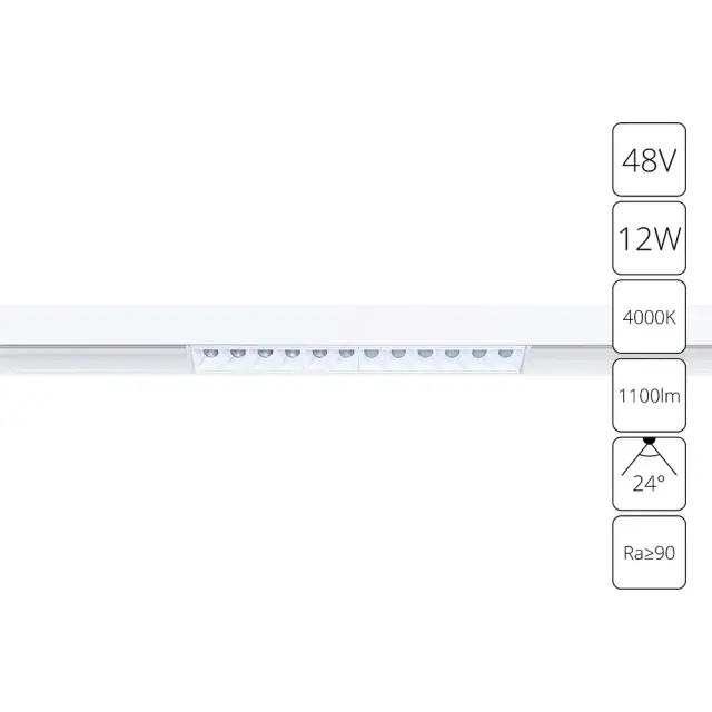 Светильник для магнитного трека Arte Lamp A4664PL-1WH LINEA — белый