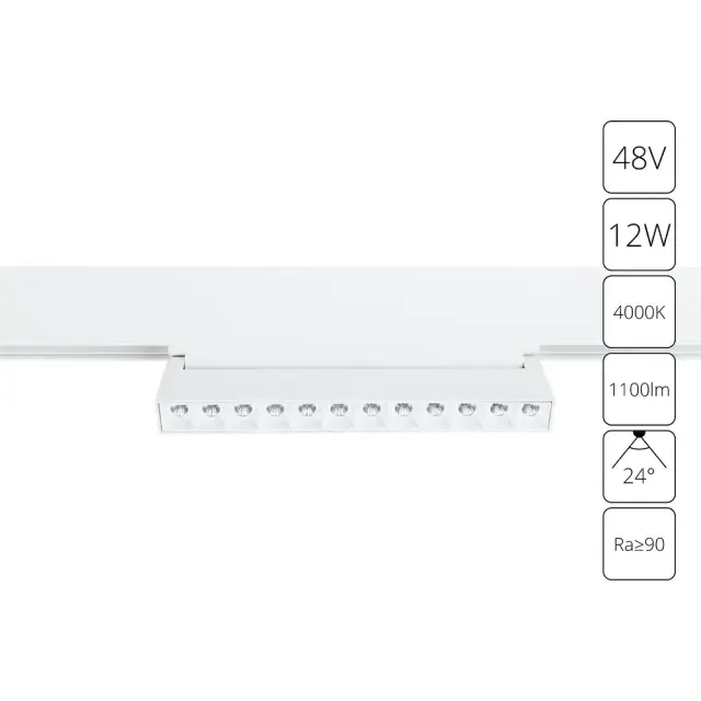 Светильник для магнитного трека Arte Lamp A4668PL-1WH LINEA — белый