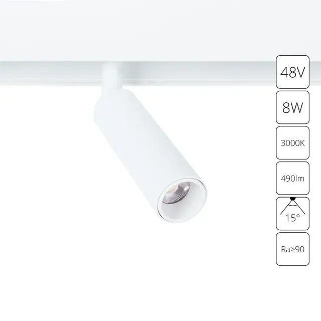 Светильник для магнитного трека Arte Lamp A4670PL-1WH LINEA — белый