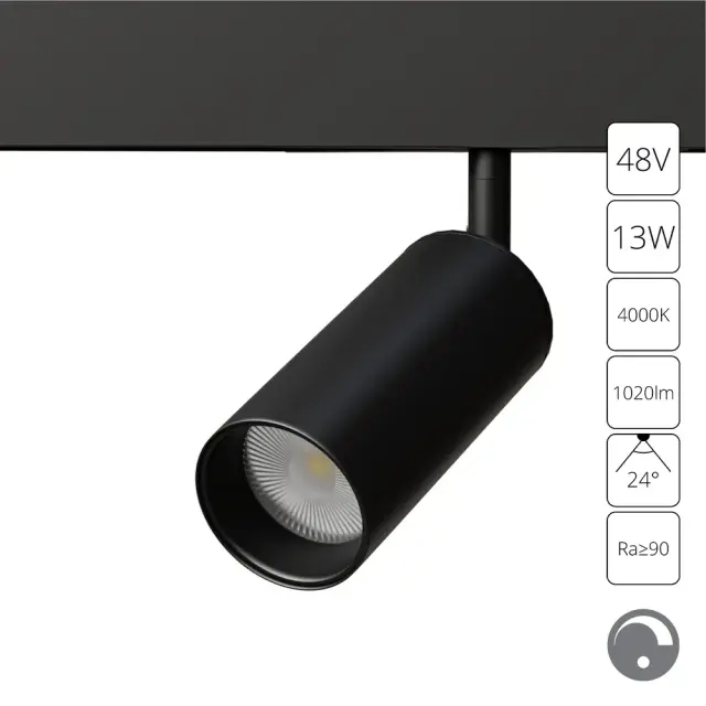 Светильник для магнитного трека Arte Lamp A4681PL-1BK LINEA — черный