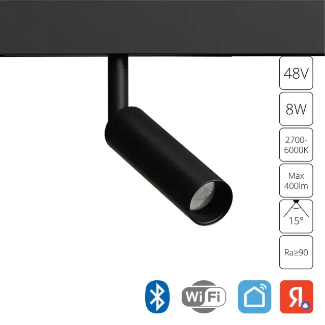Светильник для магнитного трека Arte Lamp A4690PL-1BK LINEA — черный