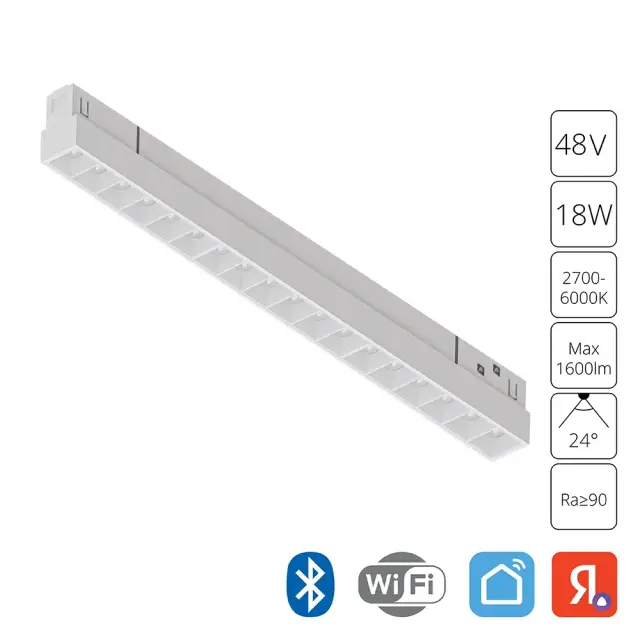Светильник для магнитного трека Arte Lamp A4695PL-1WH LINEA — белый