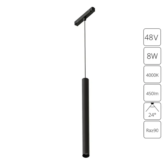 Светильник для магнитного трека Arte Lamp A4770SP-1BK LINEA — черный
