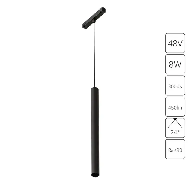 Светильник для магнитного трека Arte Lamp A4780SP-1BK LINEA — черный